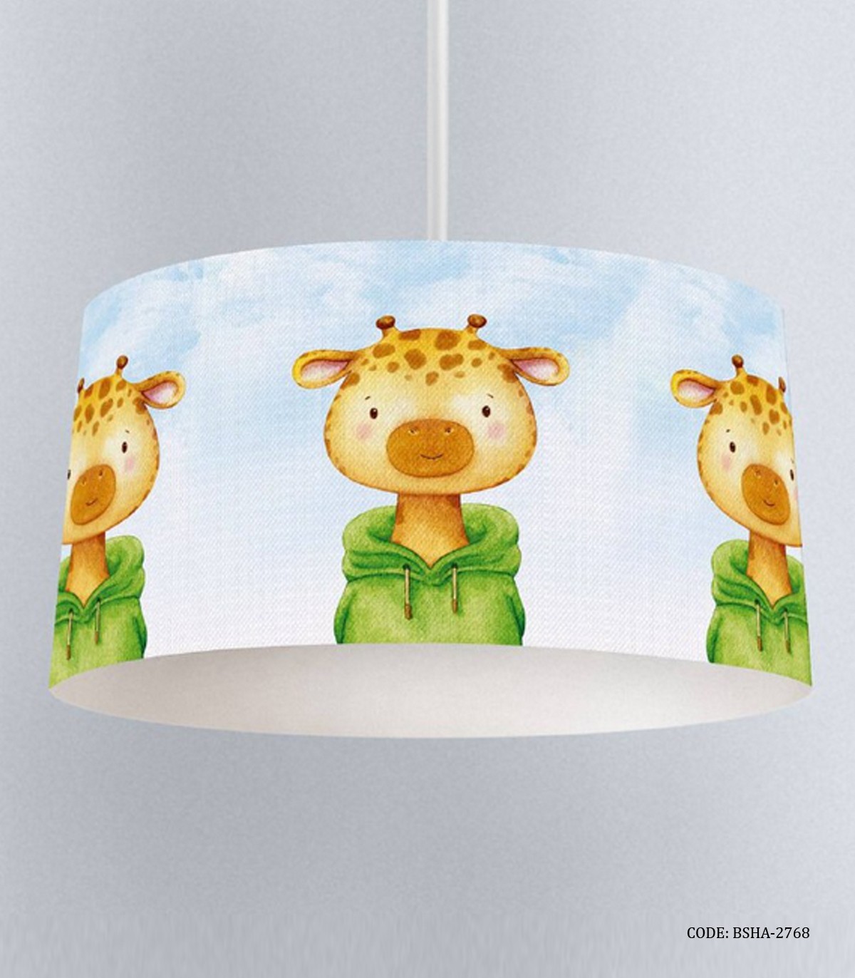 لوستر اتاق کودک پسرانه طرح زرافه مدل Lovely Giraffe