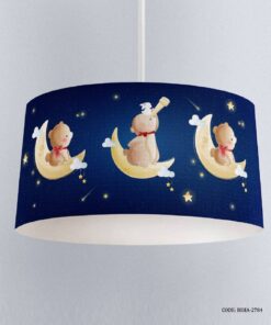 لوستر اتاق کودک پسرانه طرح خرس مدل Night