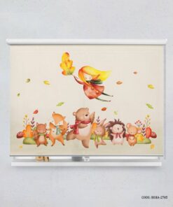 پرده شید اتاق کودک دخترانه و پسرانه طرح حیوانات جنگل مدل Jungle