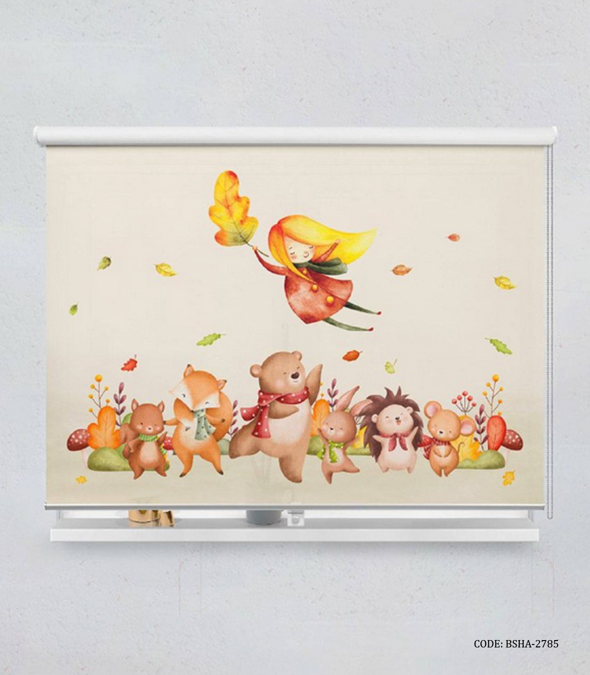 پرده شید اتاق کودک دخترانه و پسرانه طرح حیوانات جنگل مدل Jungle