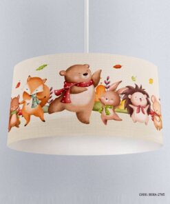 لوستر اتاق کودک پسرانه دخترانه طرح حیوانات جنگل مدل Jungle