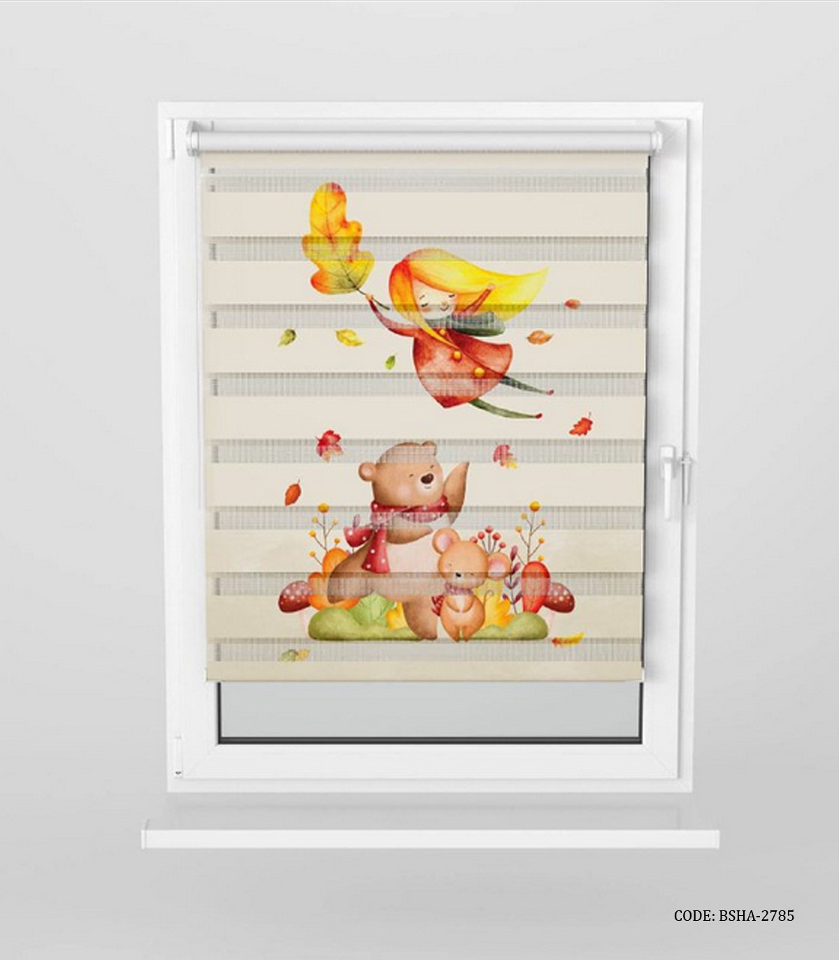 پرده زبرا اتاق کودک دخترانه و پسرانه طرح حیوانات جنگل مدل Jungle