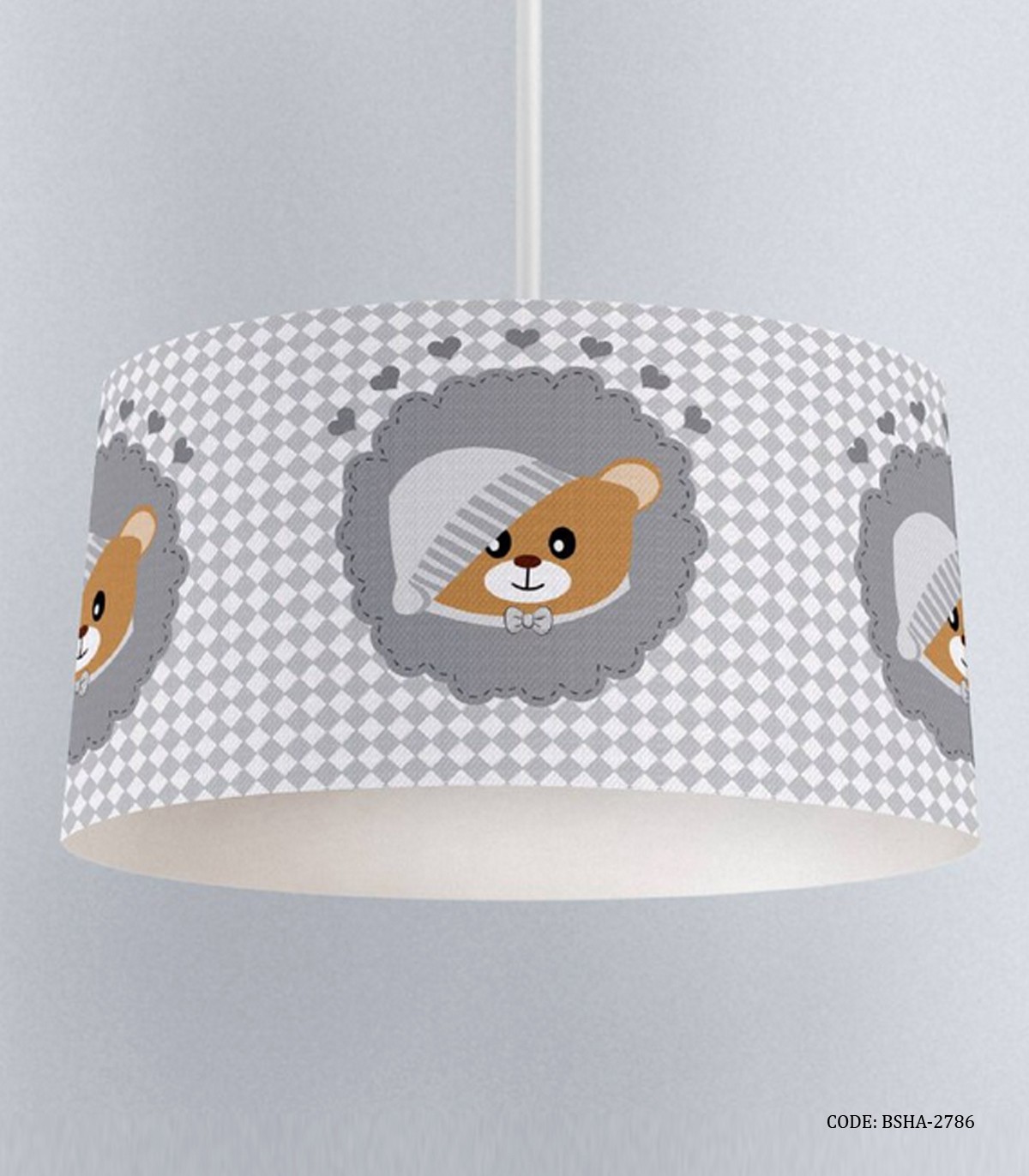 لوستر اتاق کودک پسرانه طرح خرس مدل Baby Bear