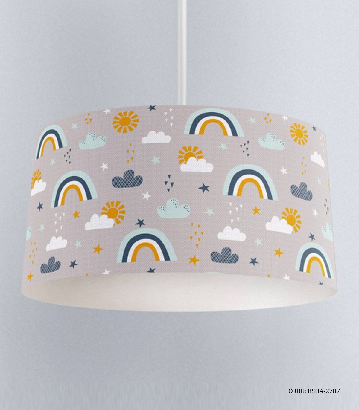 لوستر اتاق کودک پسرانه طرح رنگین کمان مدل Sky