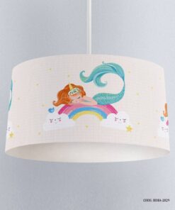 لوستر اتاق کودک دخترانه طرح پری دریایی مدل Mermaid