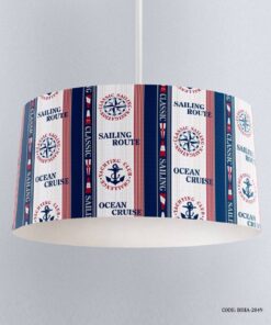 لوستر اتاق کودک پسرانه طرح دریانوردی مدل Sailing Route