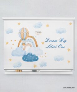 پرده شید اتاق کودک پسرانه طرح بالون آرزوها مدل Balloon