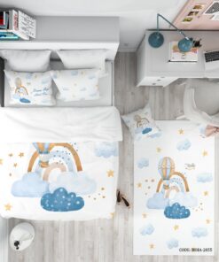 روتختی کودک پسرانه 4 تکه طرح بالون آرزوها مدل Balloon