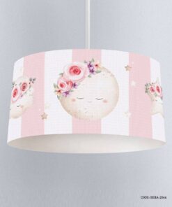 لوستر اتاق کودک دخترانه طرح ماه مدل Bright Moon