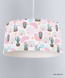 لوستر اتاق کودک دخترانه طرح کاکتوس مدل Gow up
