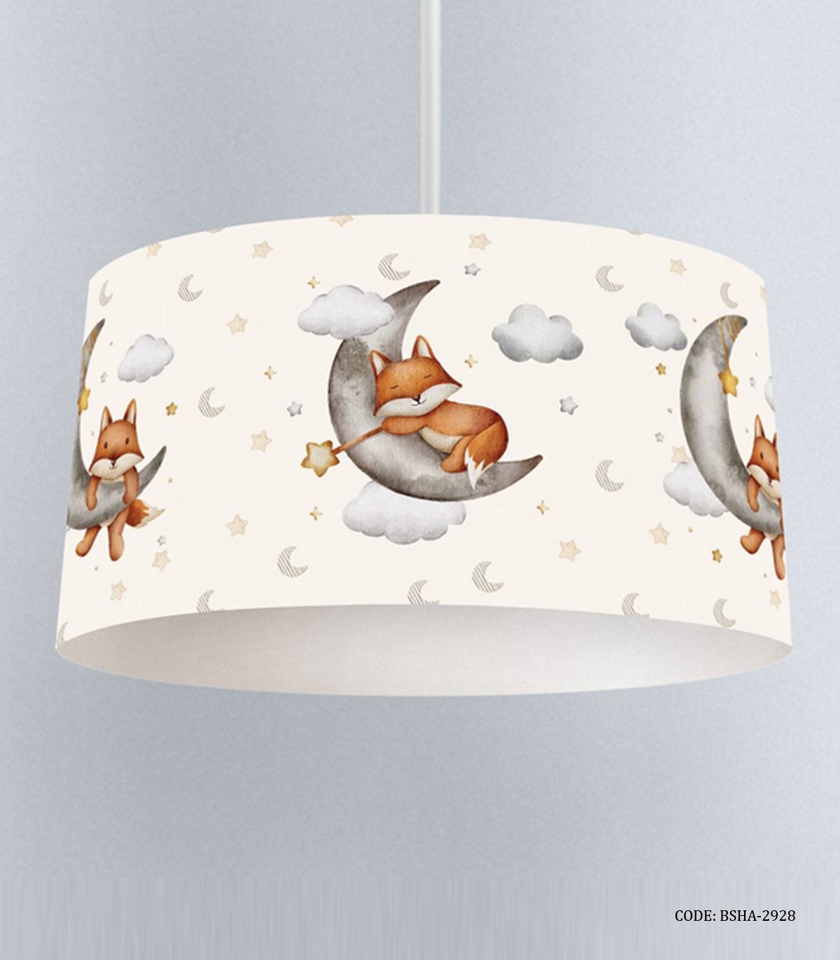 لوستر اتاق کودک پسرانه طرح روباه مدل Smart Fox