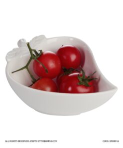 کاسه زیتون خوری سه عددی سرامیکی طرح توت فرنگی