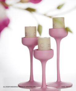 جاشمعی صورتی سه عددی طرح ایکیا