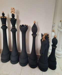 مجسمه مهره شطرنج کنار سالنی مجموعه 6 عددی