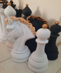 مجسمه مهره شطرنج کنار سالنی مجموعه 6 عددی
