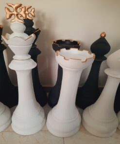 مجسمه مهره شطرنج کنار سالنی مجموعه 6 عددی