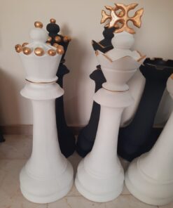 مجسمه مهره شطرنج کنار سالنی مجموعه 6 عددی