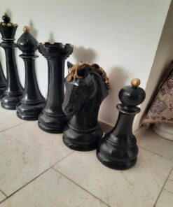 مجسمه مهره شطرنج کنار سالنی مجموعه 6 عددی