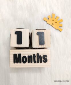 مکعب تاریخ شمار ماهگرد و سالگرد چوبی