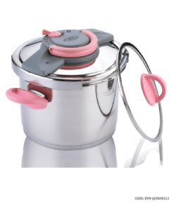 زودپز 6 لیتری دو قلو مدل QCNEW رنگ صورتی