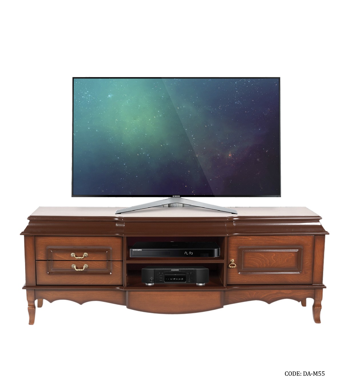 میز تی وی چوبی طول 160 کشودار مدل M55