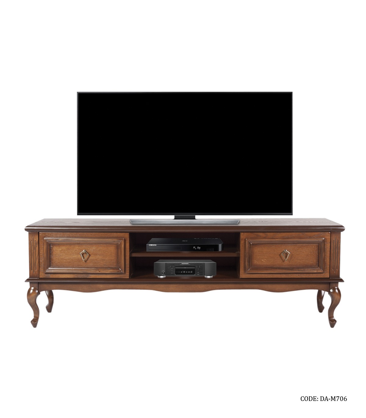 میز تی وی چوبی دو کشو طول 160 مدل M706