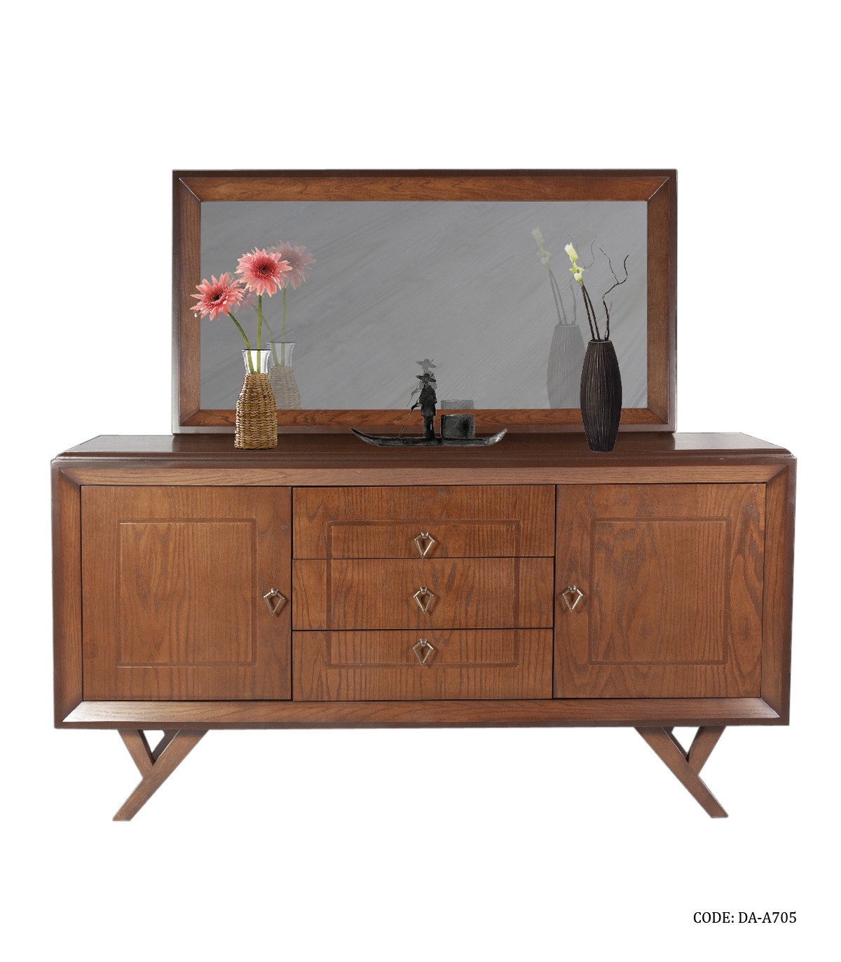 آینه کنسول جدید چوبی مدل 705