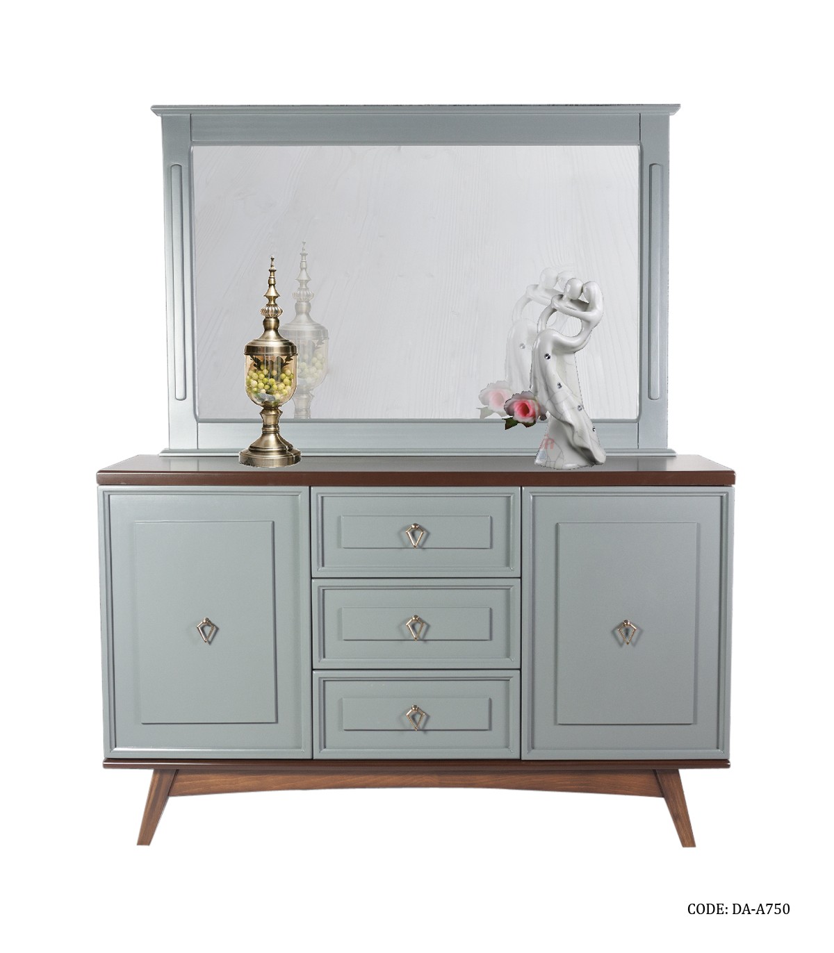 بوفه چوبی آینه دار مدل A750