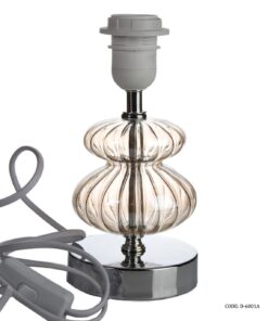 آباژور رومیزی پایه شیشه ای مدل 6003