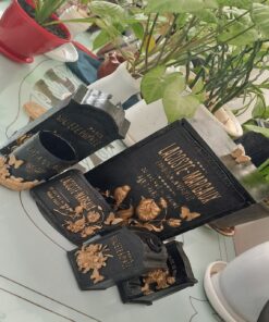 ست سرویس بهداشتی پلی استر طرح گل و پرنده