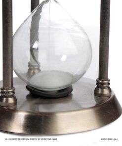 ساعت شنی تزئینی برنزی میله فرم دار