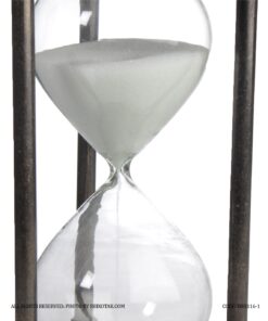 ساعت شنی تزئینی برنزی میله فرم دار