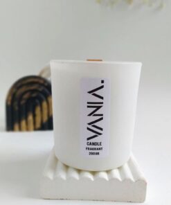 شمع شات سفید معطر مدل spring