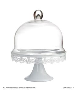 کیک خوری سفید طرح ایکیا سایز بزرگ