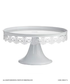 کیک خوری سفید طرح ایکیا سایز بزرگ