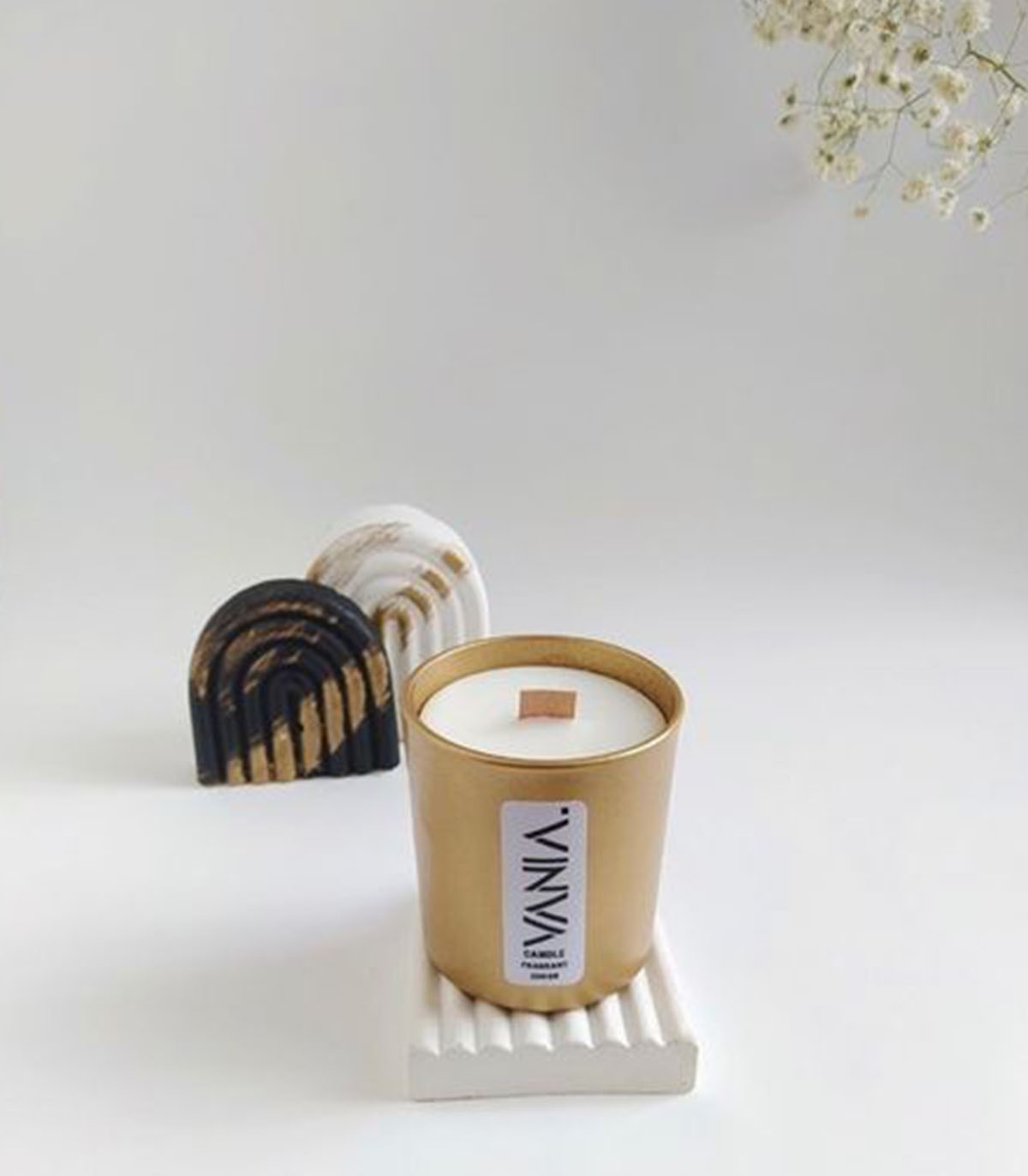 شمع شات طلایی مدل Golden