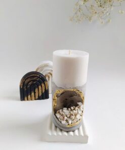 شمع بتنی سنگی مدل Astone