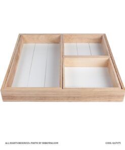 سینی چوبی اکسسوری چهار تکه