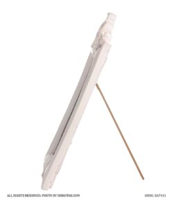 قاب عکس پلی رزین تاج دار سفید صورتی شاینی