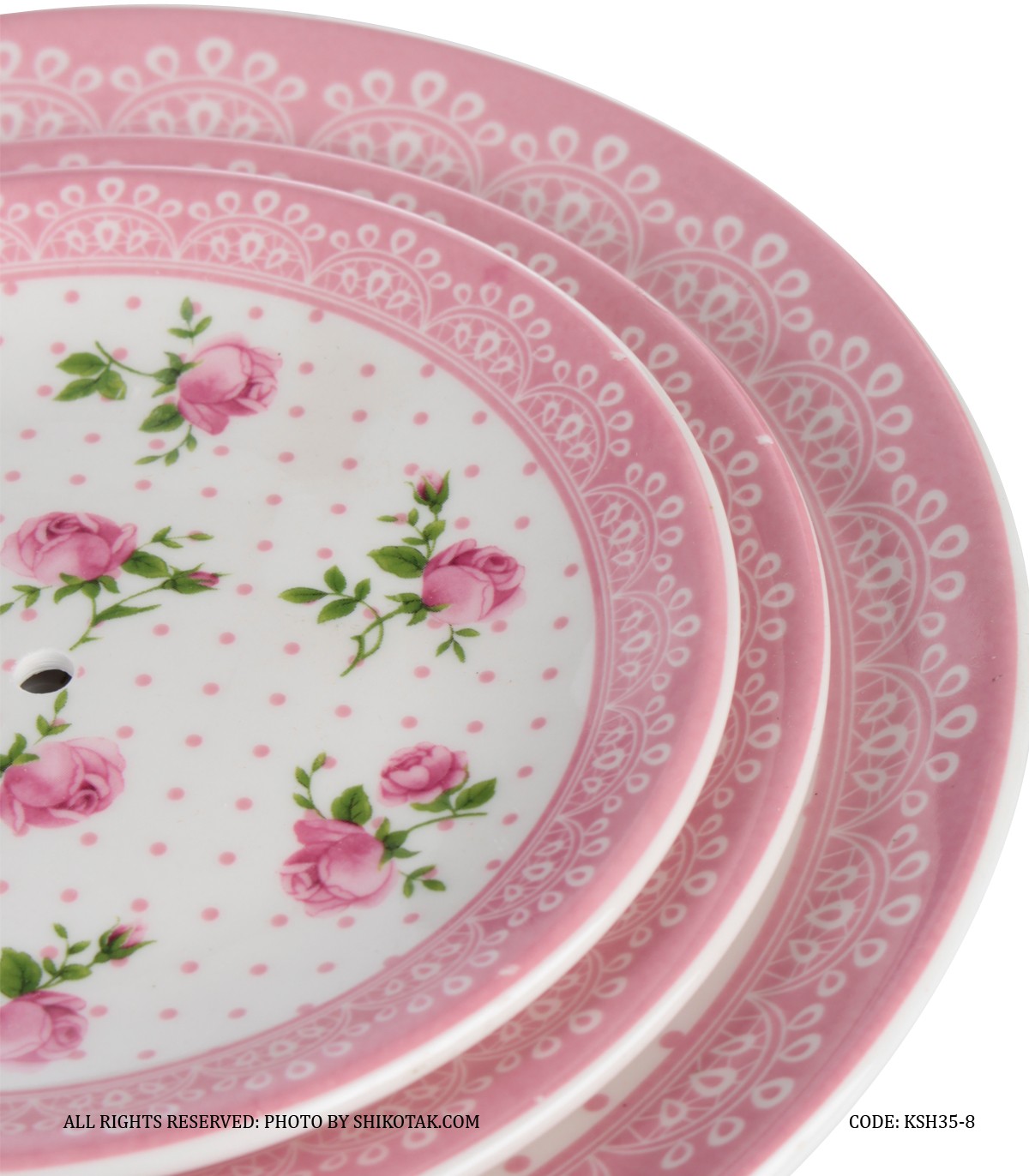 شیرینی خوری سه طبقه مدل فلورا