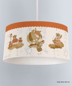 لوستر اتاق کودک پسرانه طرح خرس مدل Bear Family