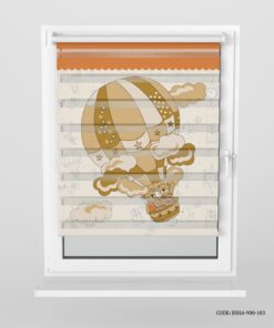 پرده زبرا اتاق کودک پسرانه طرح خرس مدل Bear Family