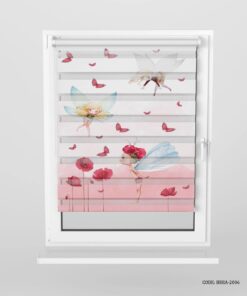 پرده زبرا دخترانه اتاق کودک طرح فرشته مدل My Little Angel