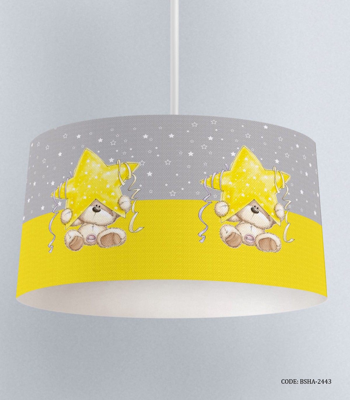 لوستر اتاق کودک پسرانه طرح خرس مدلStar Bear