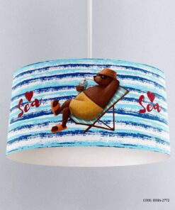 لوستر اتاق کودک پسرانه طرح خرس مدل Sea