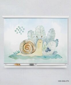 پرده شید اتاق کودک دخترانه و پسرانه طرح حلزون مدل Gazelle