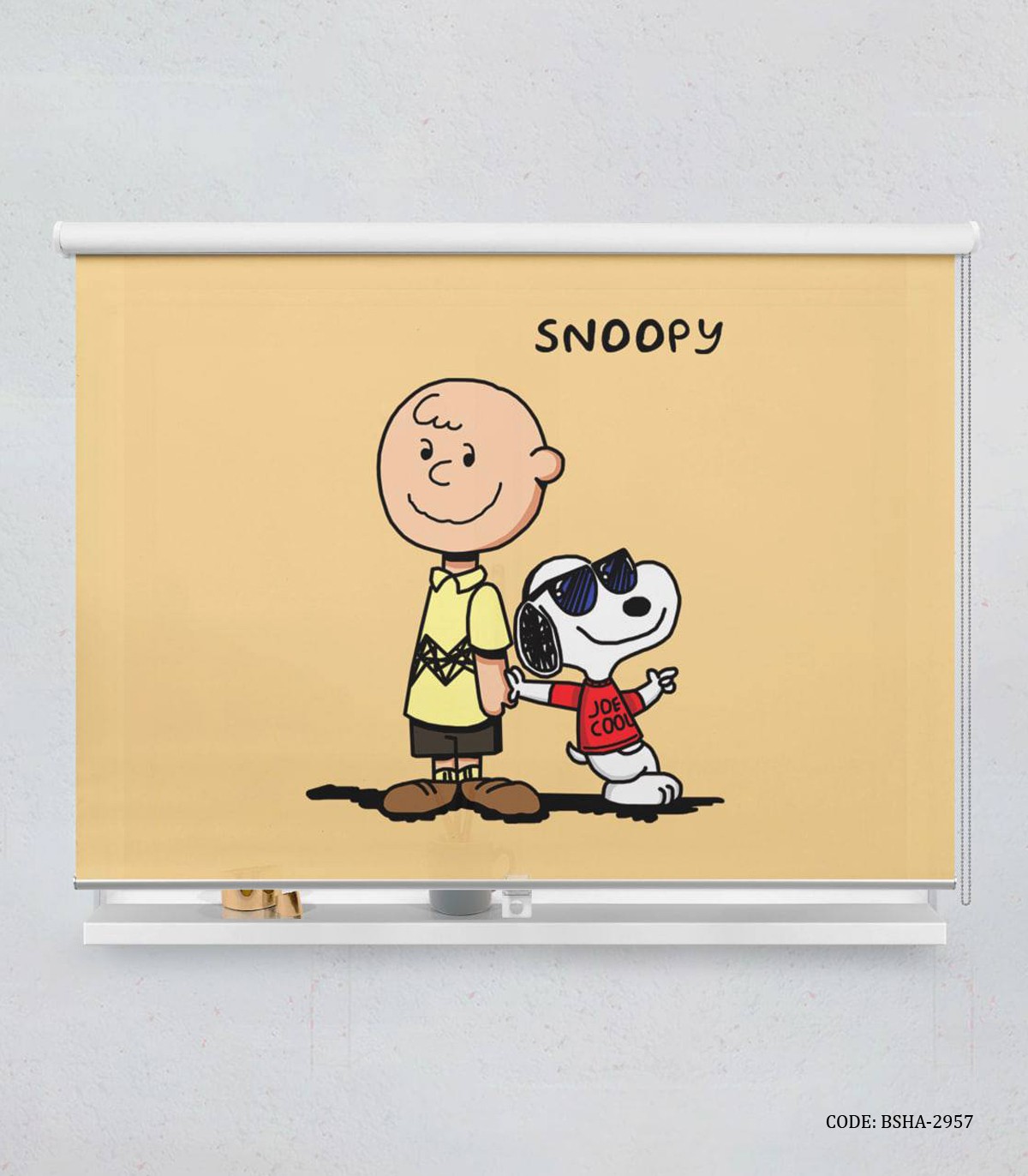 پرده شید اتاق کودک پسرانه مدل مدل Snopy