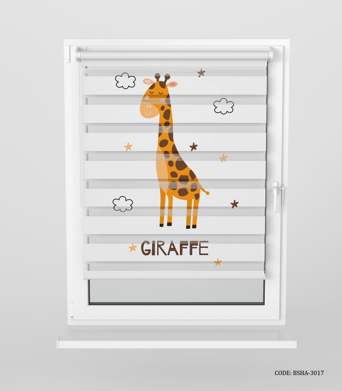 پرده زبرا اتاق کودک پسرانه طرح زرافه مدل Giraffe