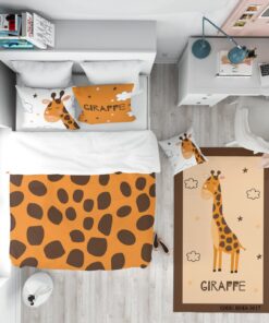 روتختی کودک پسرانه 4 تکه طرح زرافه مدل Giraffe