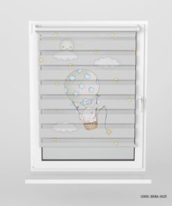 پرده زبرا اتاق کودک پسرانه طرح فیل مدل Pick Stars